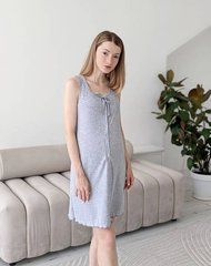 Сорочка на пологи сіра кнопки+мотузки, 42-44